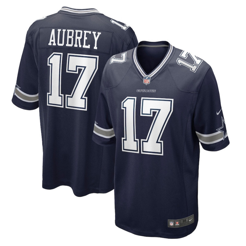Brandon Aubrey Jersey Navy Dallas Cowboys