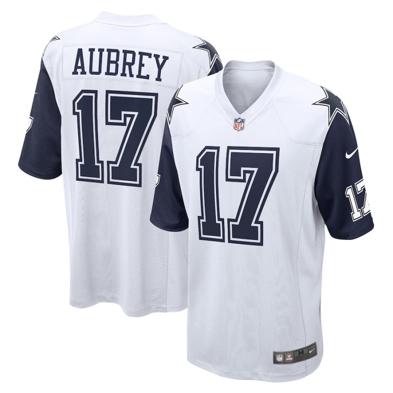 Brandon Aubrey Jersey White Dallas Cowboys