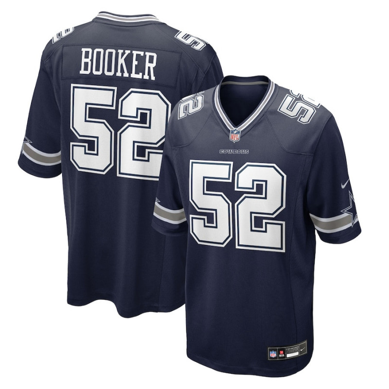 Tyler Booker Jersey Navy Dallas Cowboys