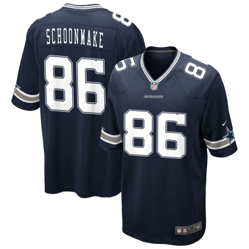 Luke Schoonmaker Jersey Navy Dallas Cowboys