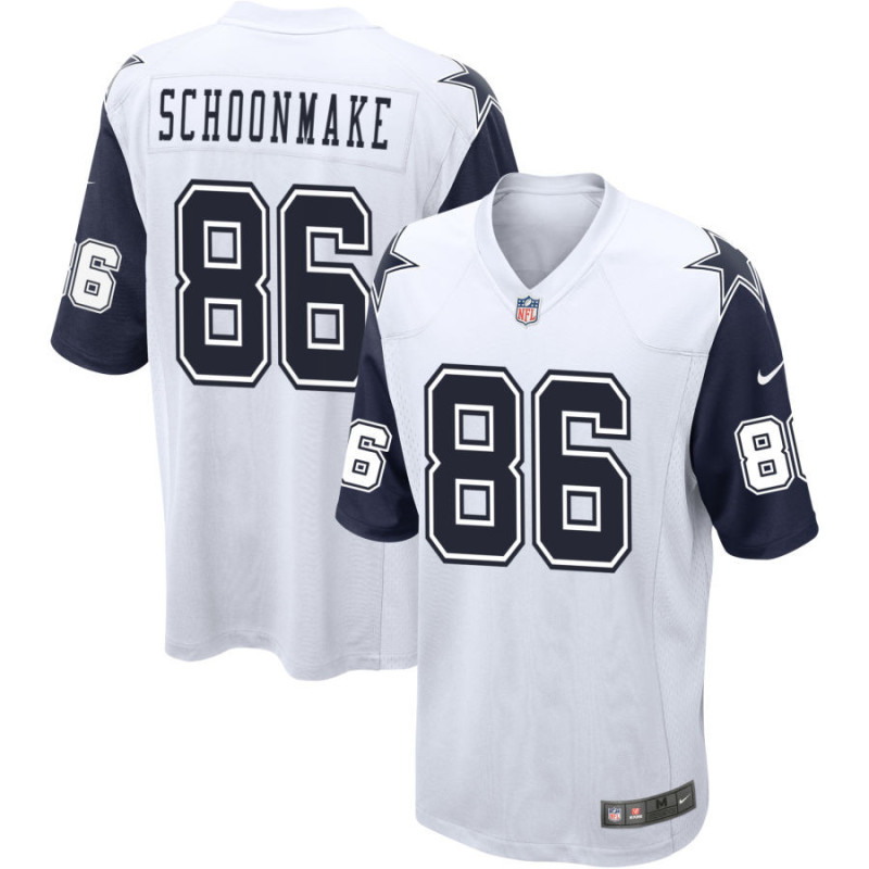 Luke Schoonmaker Jersey White Dallas Cowboys Luke Schoonmaker Jersey White Dallas Cowboys
