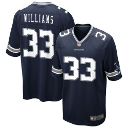 Javonte Williams Jersey Navy Dallas Cowboys