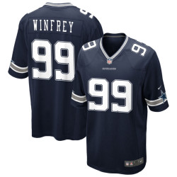 Perrion Winfrey Jersey Navy Dallas Cowboys