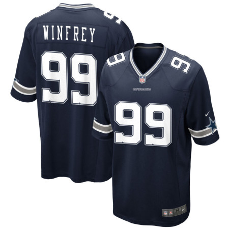 Perrion Winfrey Jersey Navy Dallas Cowboys