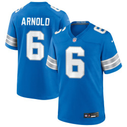 Terrion Arnold Jersey Blue Detroit Lions