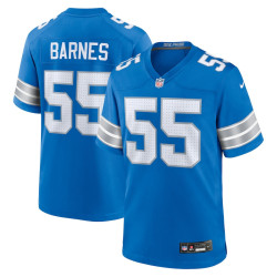 Derrick Barnes Jersey Blue Detroit Lions