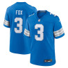Jack Fox Jersey Blue Detroit Lions