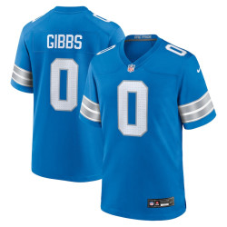Jahmyr Gibbs Jersey Blue Detroit Lions