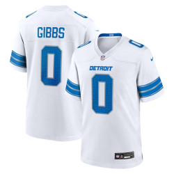 Jahmyr Gibbs Jersey White Detroit Lions