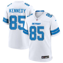 Tom Kennedy Jersey White Detroit Lions