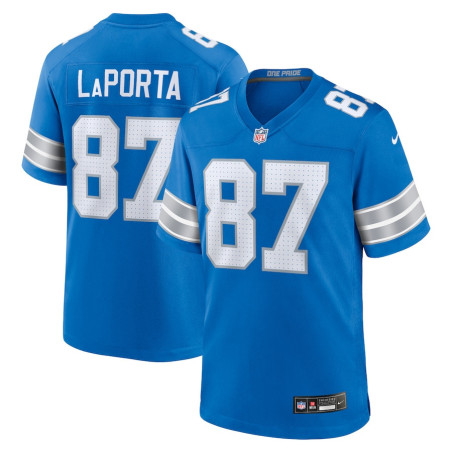 Sam LaPorta Jersey Blue Detroit Lions