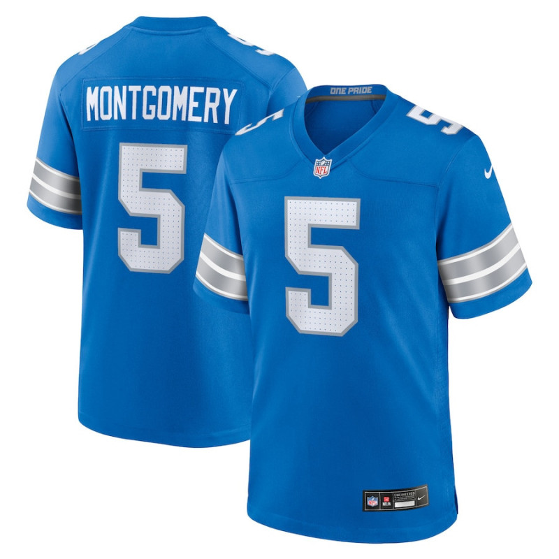 David Montgomery Jersey Blue Detroit Lions