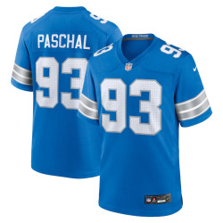 Josh Paschal Jersey Blue Detroit Lions