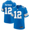 Tim Patrick Jersey Blue Detroit Lions