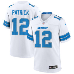 Tim Patrick Jersey White Detroit Lions