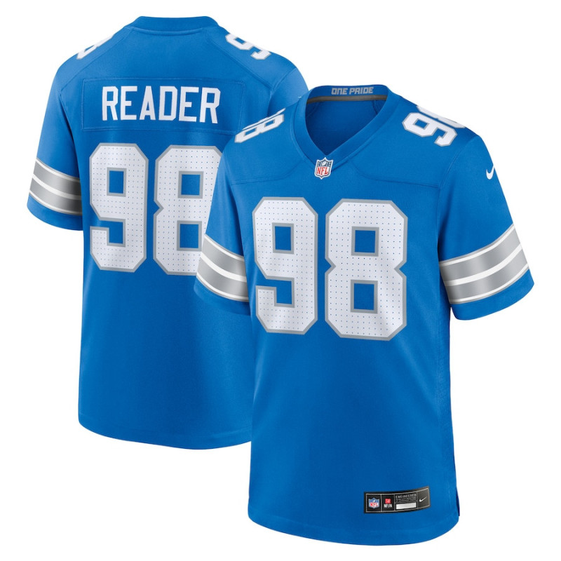D. J. Reader Jersey Blue Detroit Lions