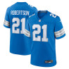 Amik Robertson Jersey Blue Detroit Lions
