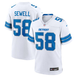 Penei Sewell Jersey White Detroit Lions