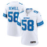 Penei Sewell Jersey White Detroit Lions