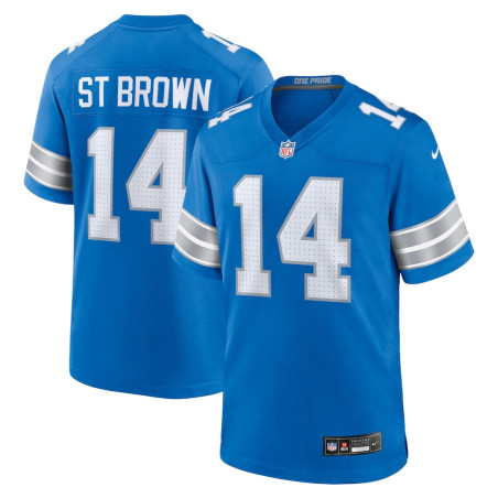 Amon-Ra St. Brown Jersey Blue Detroit Lions