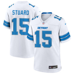 Grant Stuard Jersey White Detroit Lions